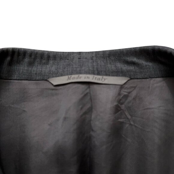 Canali Blazer Jacket Mens Size EU 54L US 44L Sports Coat Wool Constructured Gray - Picture 7 of 9